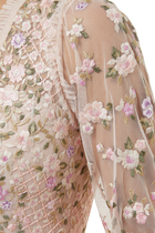 Floret V-Neck Gown